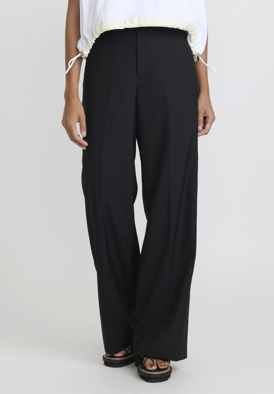 Sacai Pants | Suiting Mix Pants In Black