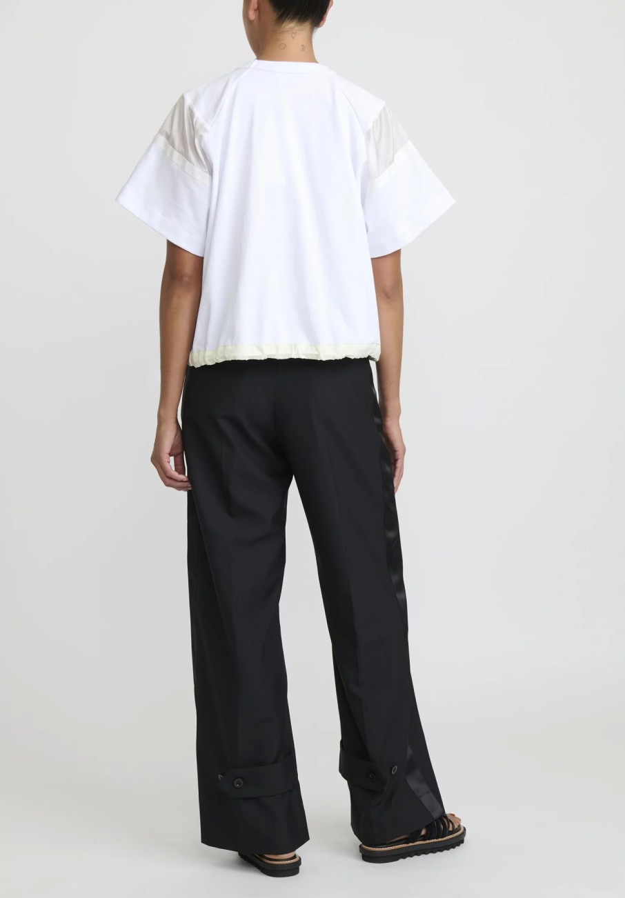 Sacai Pants | Suiting Mix Pants In Black