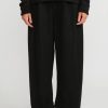 Lauren Manoogian Pants | Brushed Baby Alpaca And Merino Wool Pants In Black