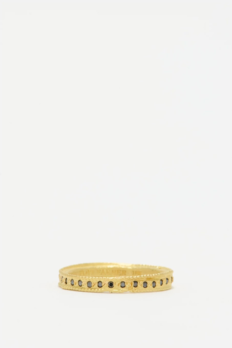 Tovi Farber Rings | 18K, Half Point Black Diamond Ring