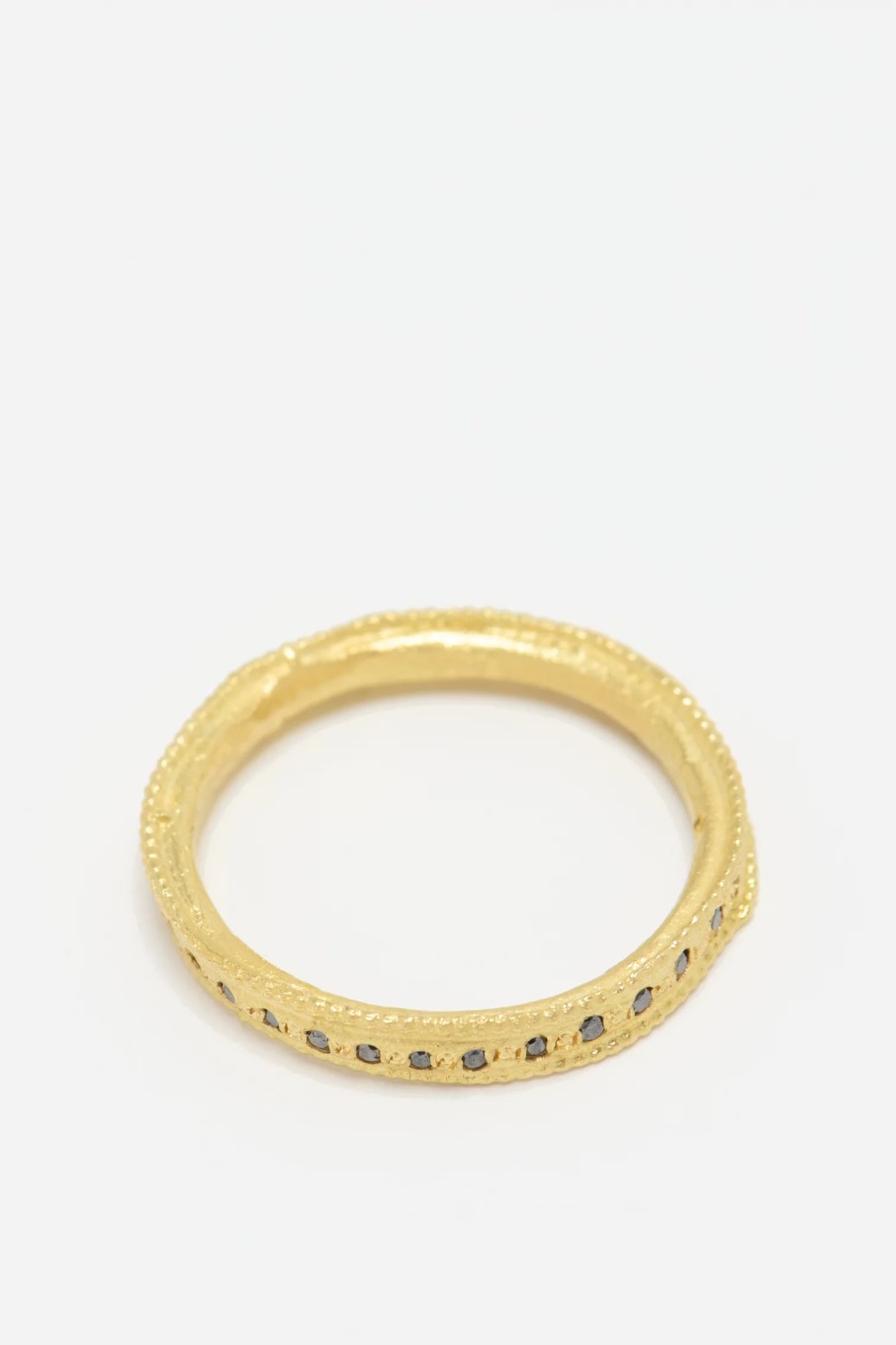 Tovi Farber Rings | 18K, Half Point Black Diamond Ring