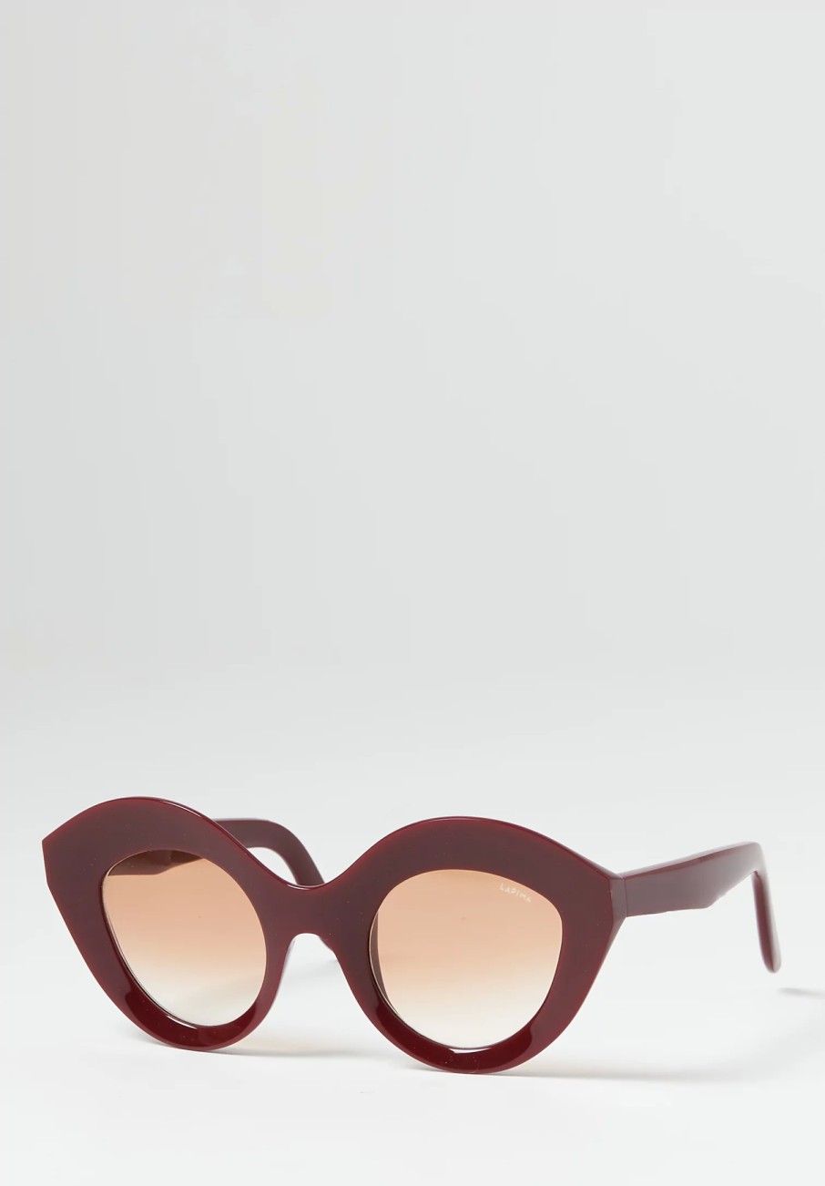 Lapima Sunglasses | Nina Sunglasses In Red Golden Urucum