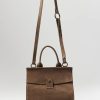 Corîu Handbags | Suede Xsmall Bitta Crossbody Bag In Taupe