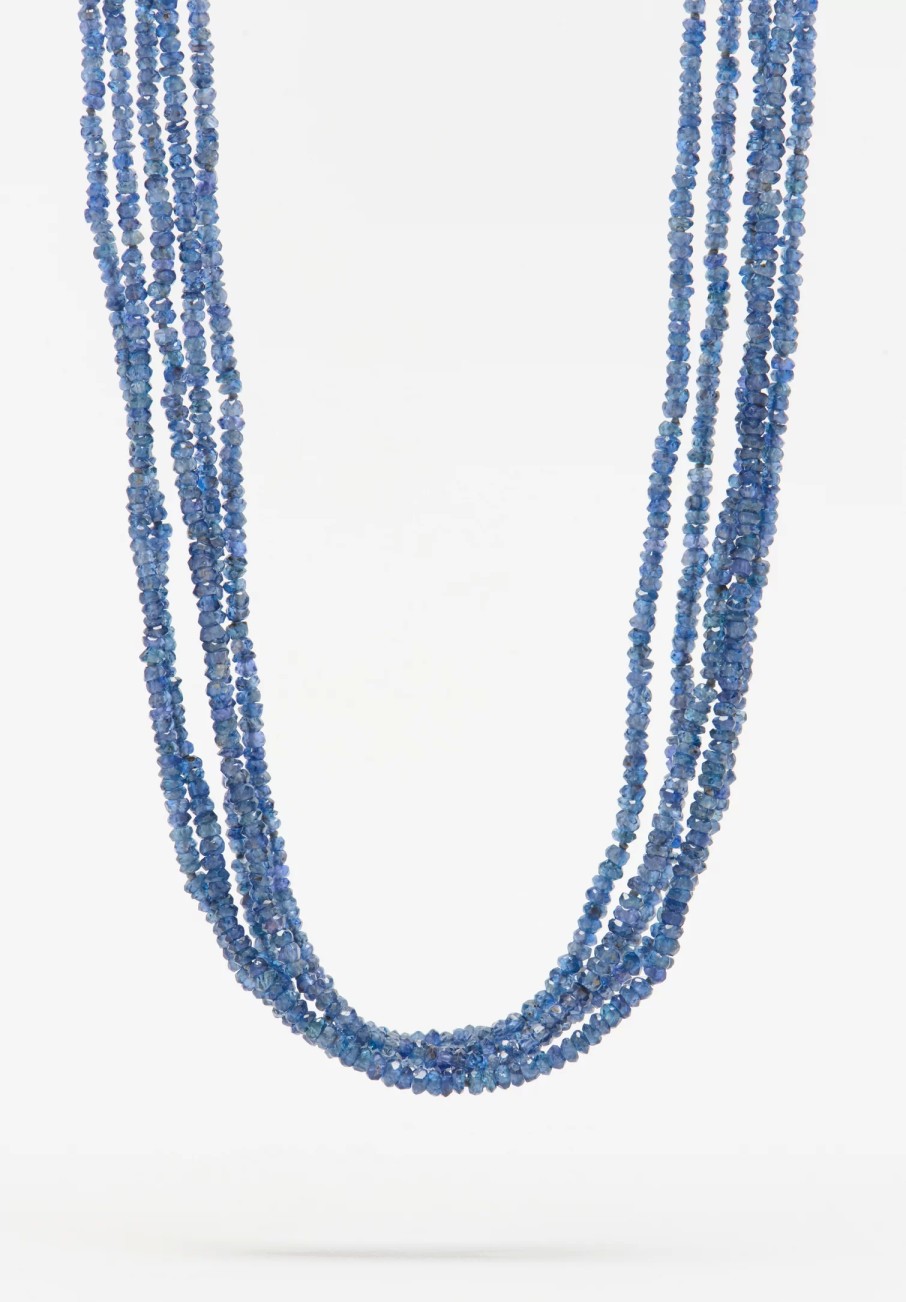 Denise Betesh Necklaces | 18K, 22K, Sapphire 5-Strand Necklace