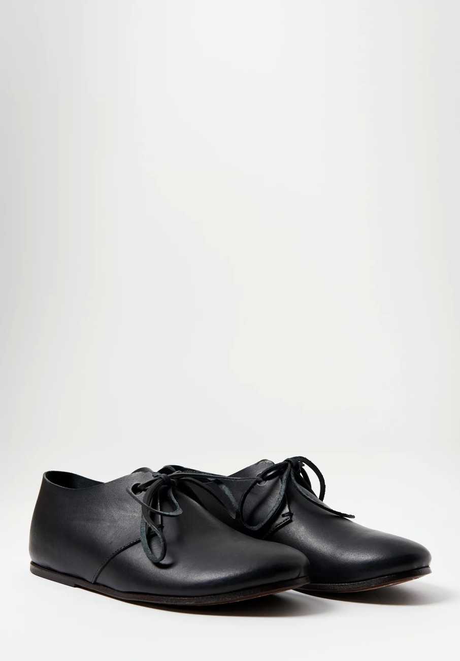 Album di Famiglia Shoes | Album Di Famiglia Leather Shoe In Black