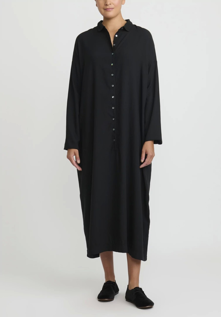 Album di Famiglia Dresses | Collar Dress In Black