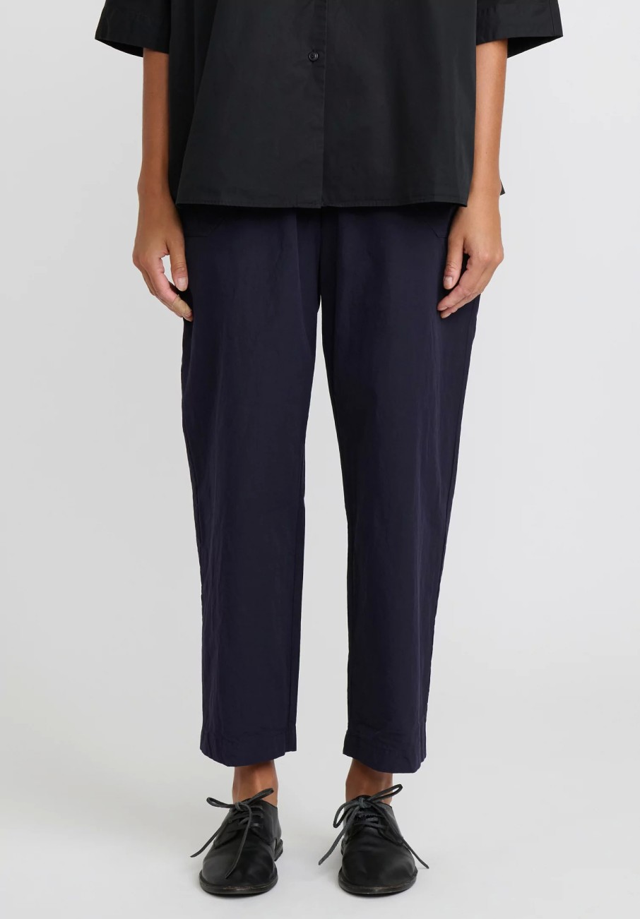 Casey Casey Pants | Cotton Fabi Pants In Ink Blue