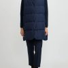 Antonelli Outerwear | Sleeveless ''Pinot'' Down Coat In Navy Blue