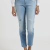 Closed Pants | Baker'' Distressed & Cropped Narrow Jeans In Light Blue