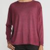 Avant Toi Tops | Hand-Painted Maglia Barchetta Sweater With Silk Back In Nero Wine Red