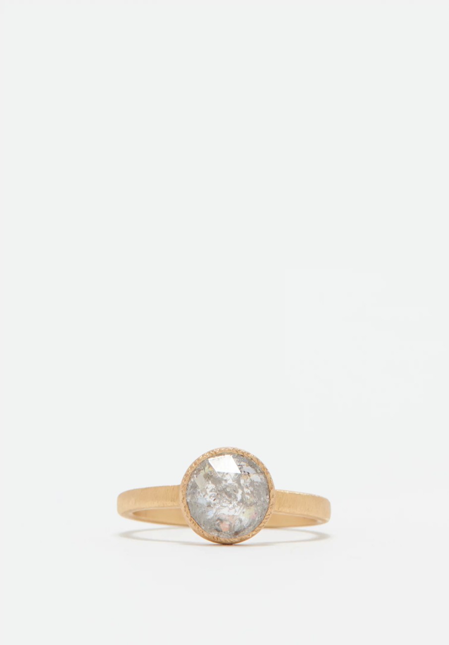 Yasuko Azuma Rings | 18K, Grey Diamond Ring