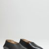 Marsèll Loafers & Slip-Ons | Leather ''Ago'' Metal Capped Pointed Toe Ballerina Shoe In Black