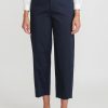 Closed Pants | Mawbray Sateen Stretch Pants In Dark Night Blue