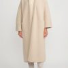 Lauren Manoogian Coats & Dusters | Alpaca Long Shawl Cardigan In Antique Natural