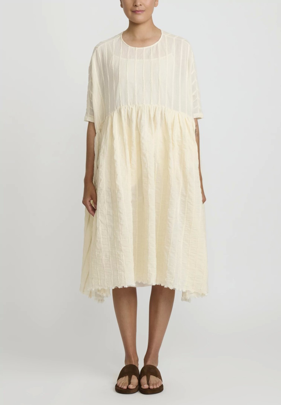 Uma Wang Dresses | Cotton Agnus Parados Dress In Off White