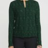 Lainey Keogh Knitwear | Lightweight Cardigan In Emerald Green