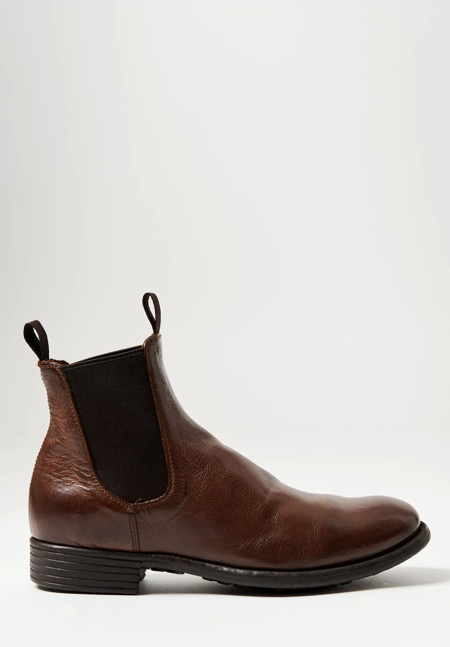 Officine Creative Boots | Leather Calixte Ignis T. Boots In Cigar Brown