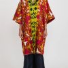 Rianna + Nina One Of A Kind | One-Of-A-Kind Indian Phulkari Coat With Uzbeck Trim