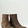 Officine Creative Boots | Suede Sherry Boot In Olive Brown