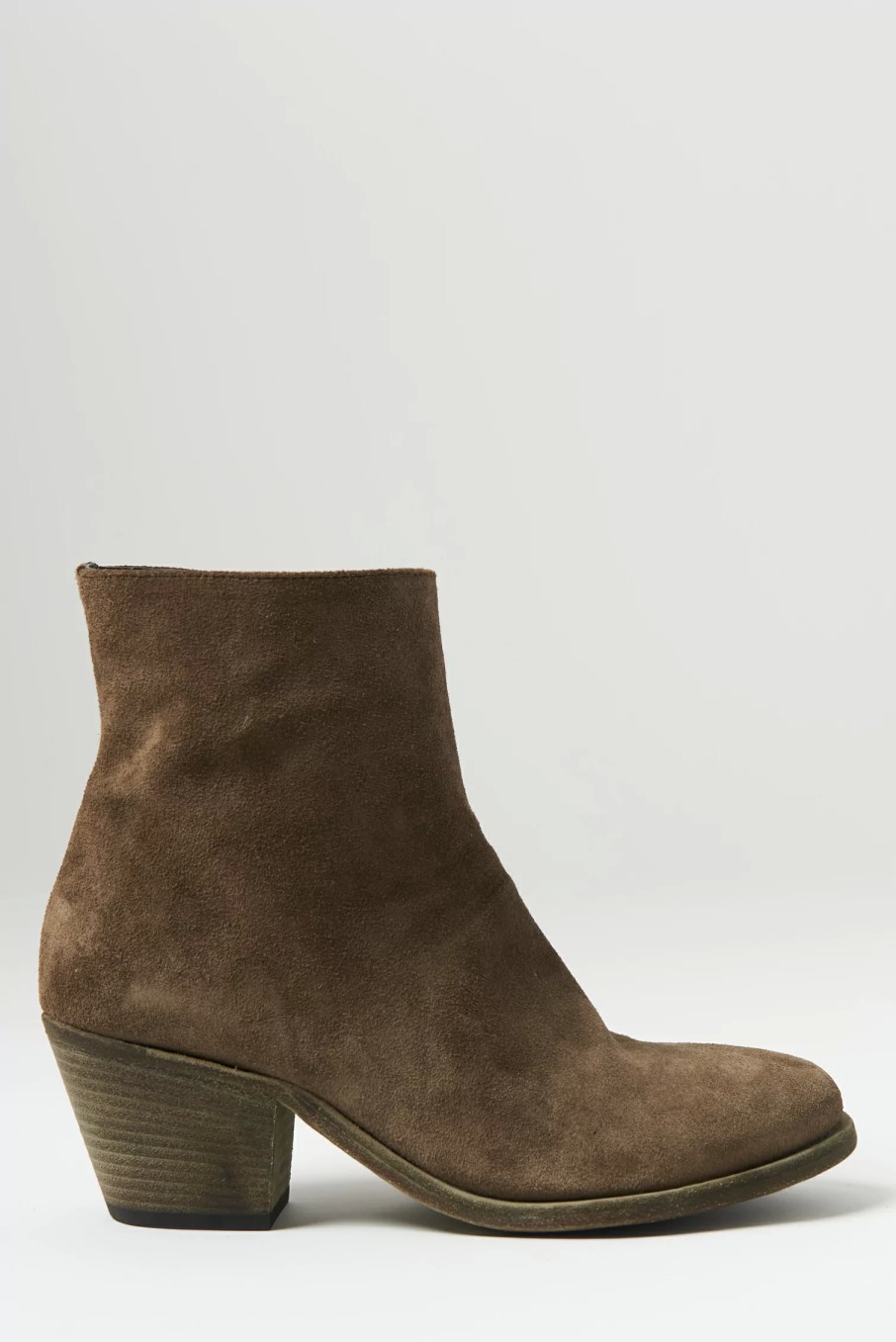 Officine Creative Boots | Suede Sherry Boot In Olive Brown