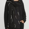 Lauren Manoogian Scarves & Shawls | Handwoven Baby Alpaca And Wool Tuft Wrap In Black Melange & Grey Rock