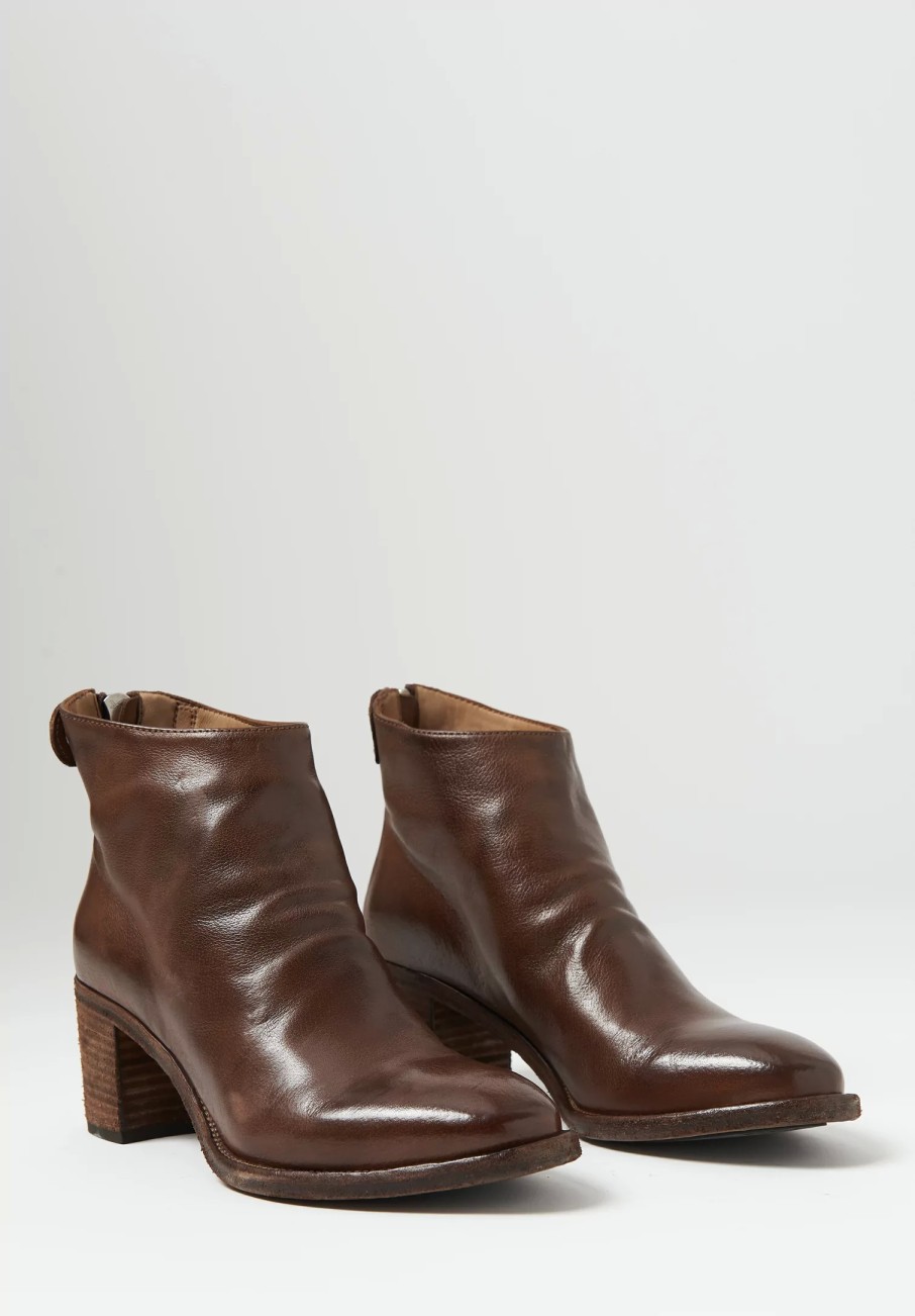 Officine Creative Boots | Sarah Ignis Bootie In Cigar Brown