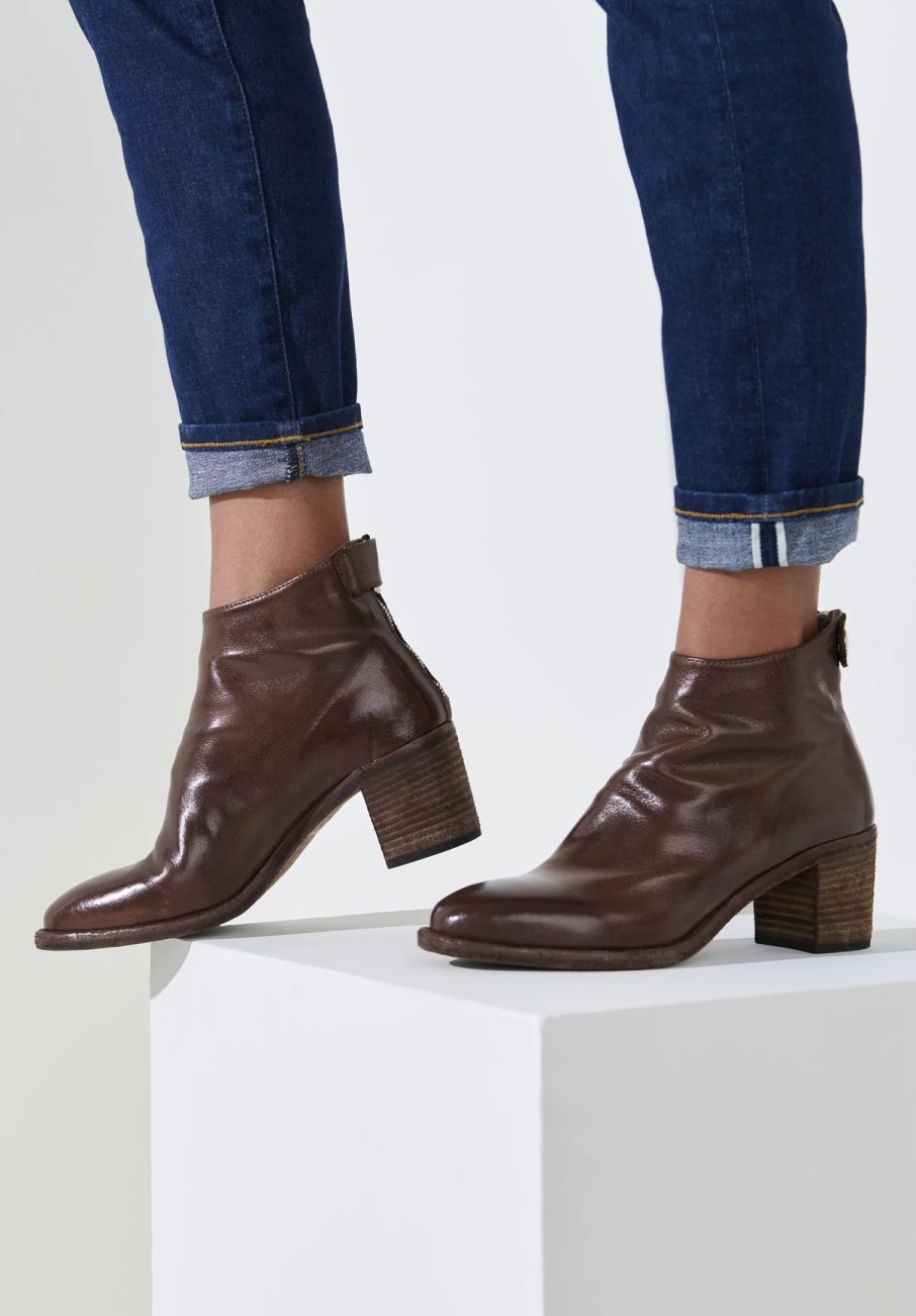 Officine Creative Boots | Sarah Ignis Bootie In Cigar Brown