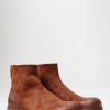 Marsèll Boots | Leather Zucca Zepa Ankle Boots In Basalto Brown