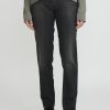 Rundholz Denim | Cotton Tapered Leg Jeans In Faded Black