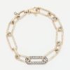 TAP by Todd Pownell Bracelets | 18K, White Gold Pave Diamond Link Bracelet