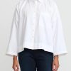 Péro Shirts & Blouses | Cotton Button Down Shirt In White