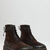 Marsèll Boots | Suede Parrucca Combat Boots In Moro Brown