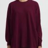 Hania New York Knitwear | Cashmere Marley Crewneck Sweater In Pompeii Red