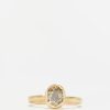 Ellis Mhairi Cameron Rings | 14K, Salt & Pepper Oval Diamond Ring