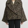 Uma Wang Outerwear | Jacquard Floral Damask ''Kianni'' Jacket In Black & Tan