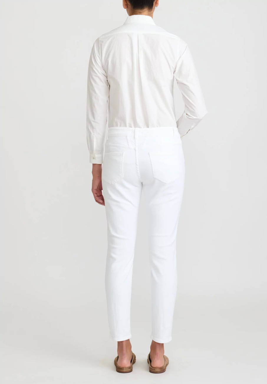 Closed Denim | Baker Mid-Rise Jeans In White