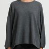 Hania New York Knitwear | Short Sasha Sweater In Derby Grey