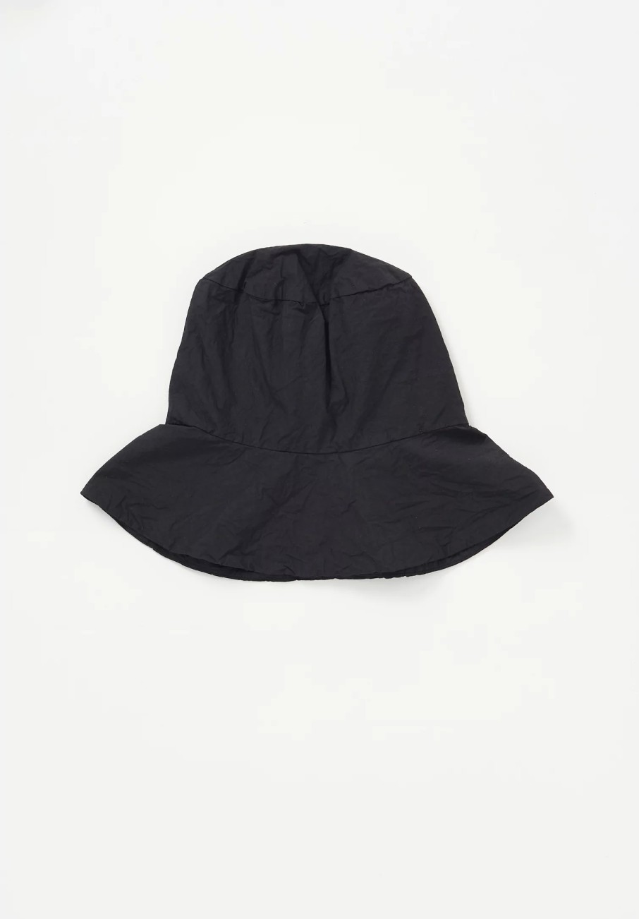 Album di Famiglia Hats | Tissue Cotton Hat In Black