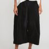 Gilda Midani Pants | Cotton Corduroy Egg Pants In Black