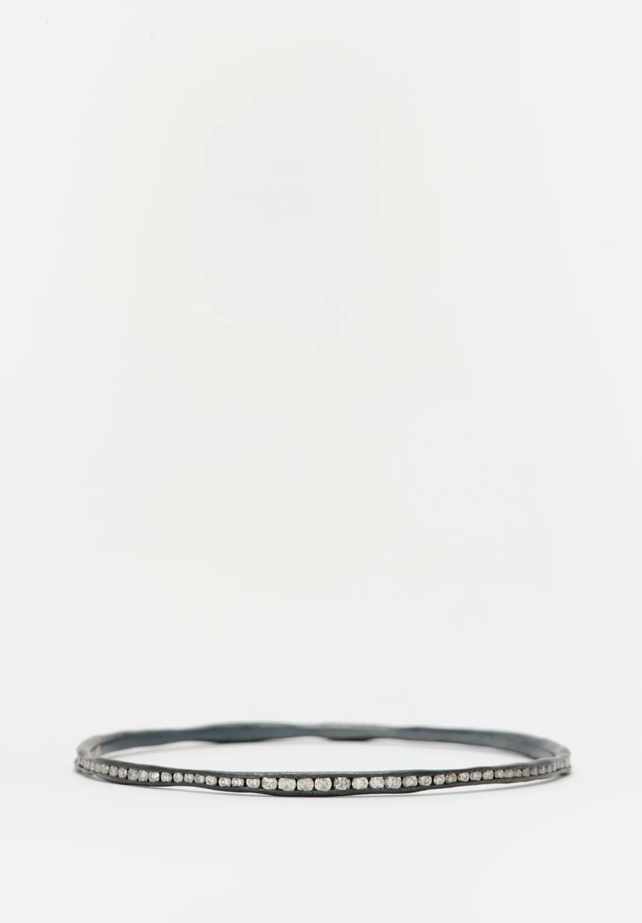 TAP by Todd Pownell Bracelets | Silver And Diamond Bangle