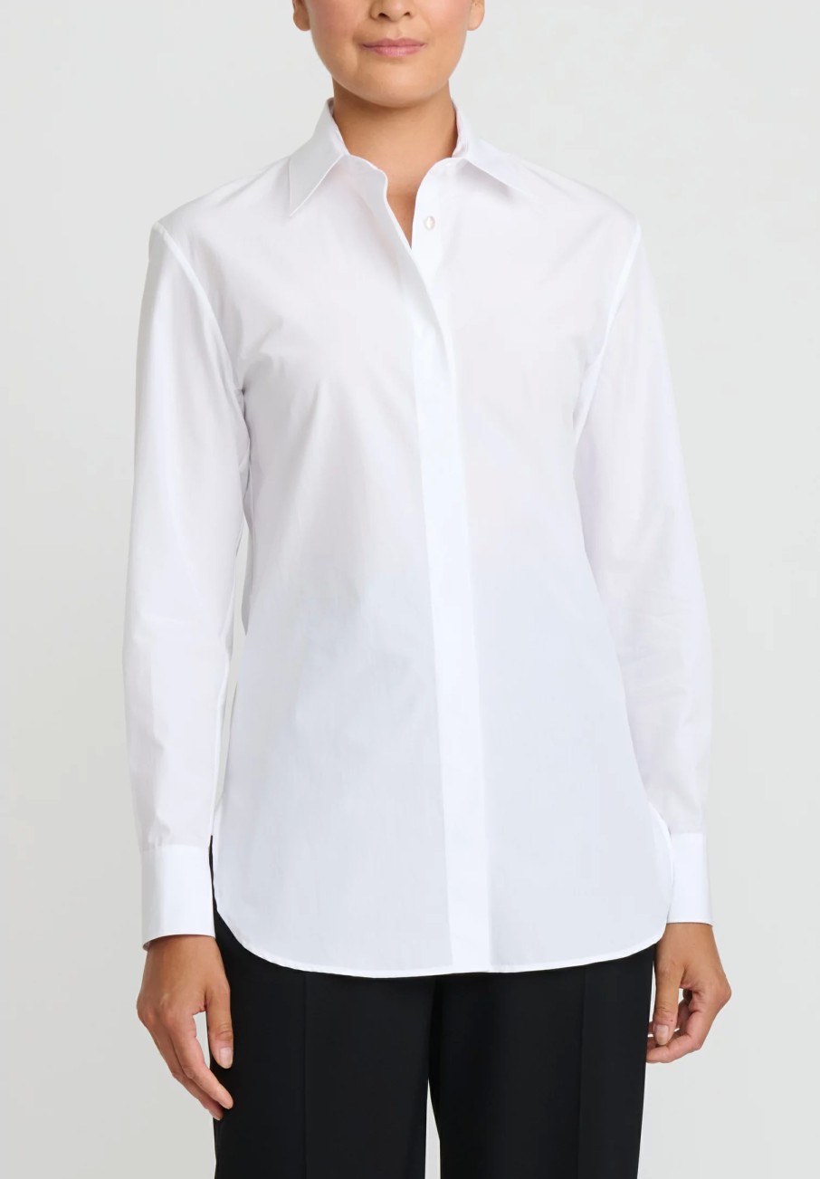 The Row Shirts & Blouses | Cotton Derica Shirt In White