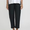 Daniela Gregis Pants | Cotton Twill Sigaretta Elastico Pants In Black