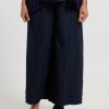 Daniela Gregis Pants | Washed Cotton Tognon Largo Campo Pants In Blu Navy