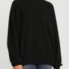 Frenckenberger Knitwear | Cashmere Boyfriend Round Neck Sweater In Black