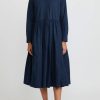 Casey Casey Dresses | Cotton Heylayanue Dress In Navy Blue