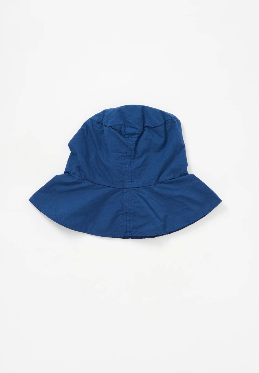 Album di Famiglia Hats | Tissue Cotton Hat In Navy Blue