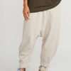 Rundholz Dip Pants | Drop Crotch Jogger Pant In Natural Sand