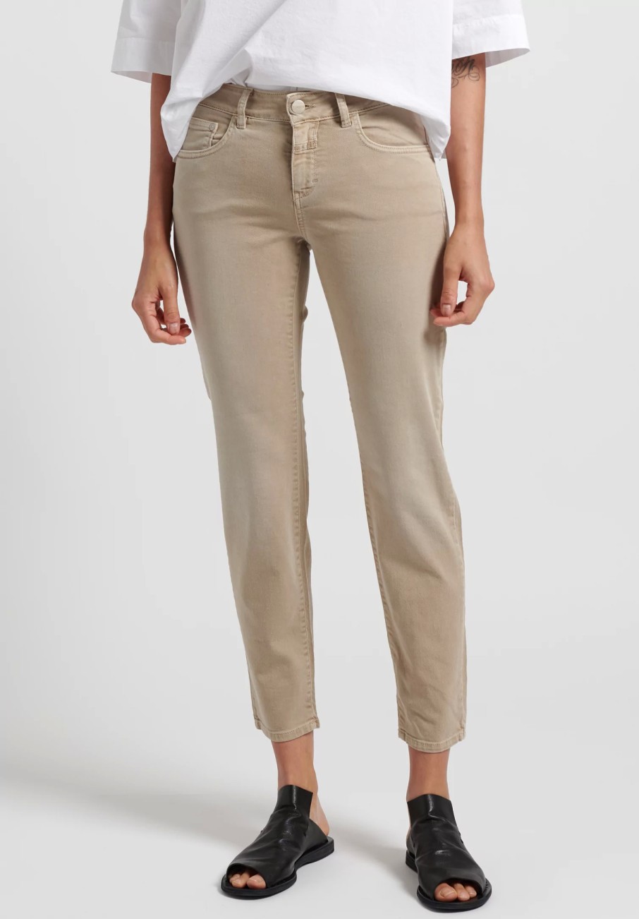 Closed Denim | Baker'' Cropped Narrow Jeans In Burlywood Brown