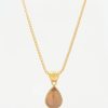 Prounis Pendants | 22K, Peach Tourmaline Pendant