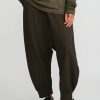 Rundholz Dip Pants | Drop Crotch Jogger Pant In Khaki Cloud Green